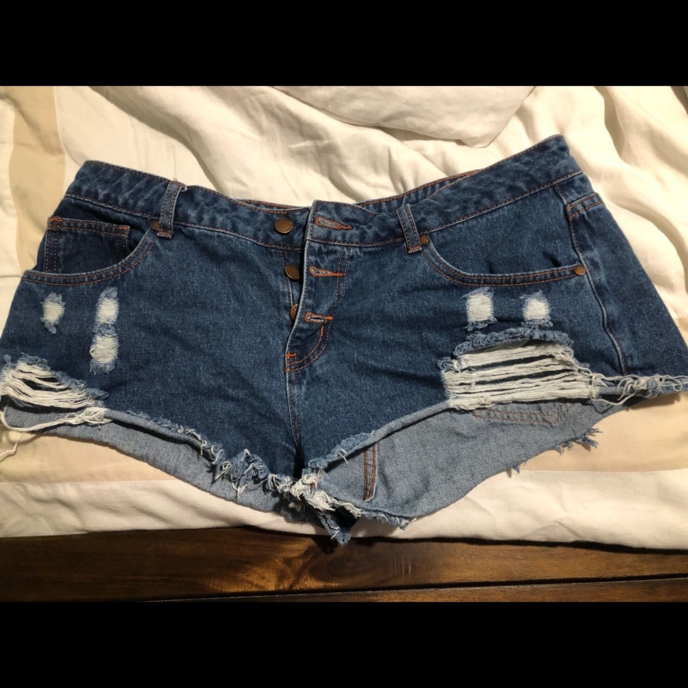 Savage Denim Cut Off Shorts
